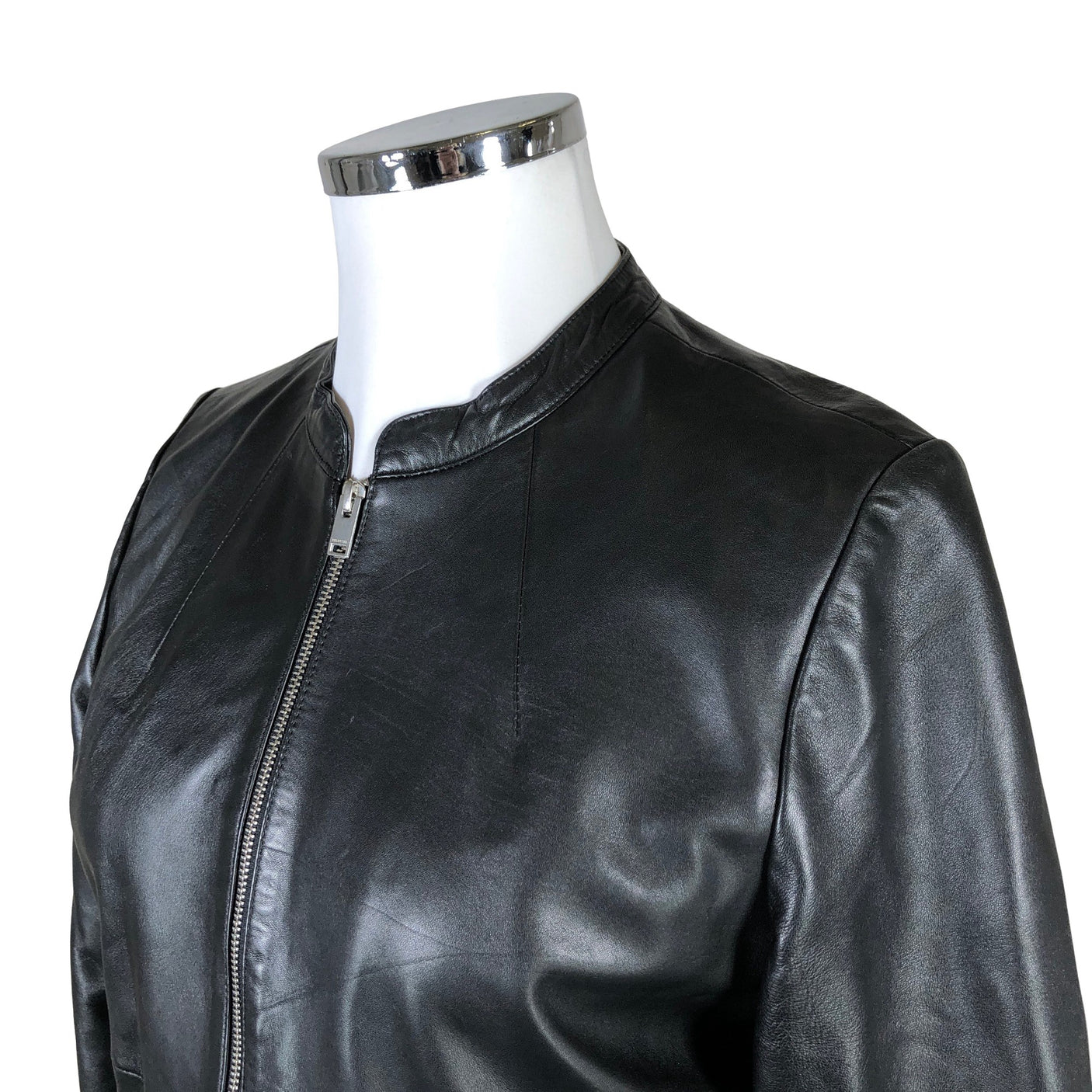 Unisex Selected - Nahkatakki, koko 44 -  (3)