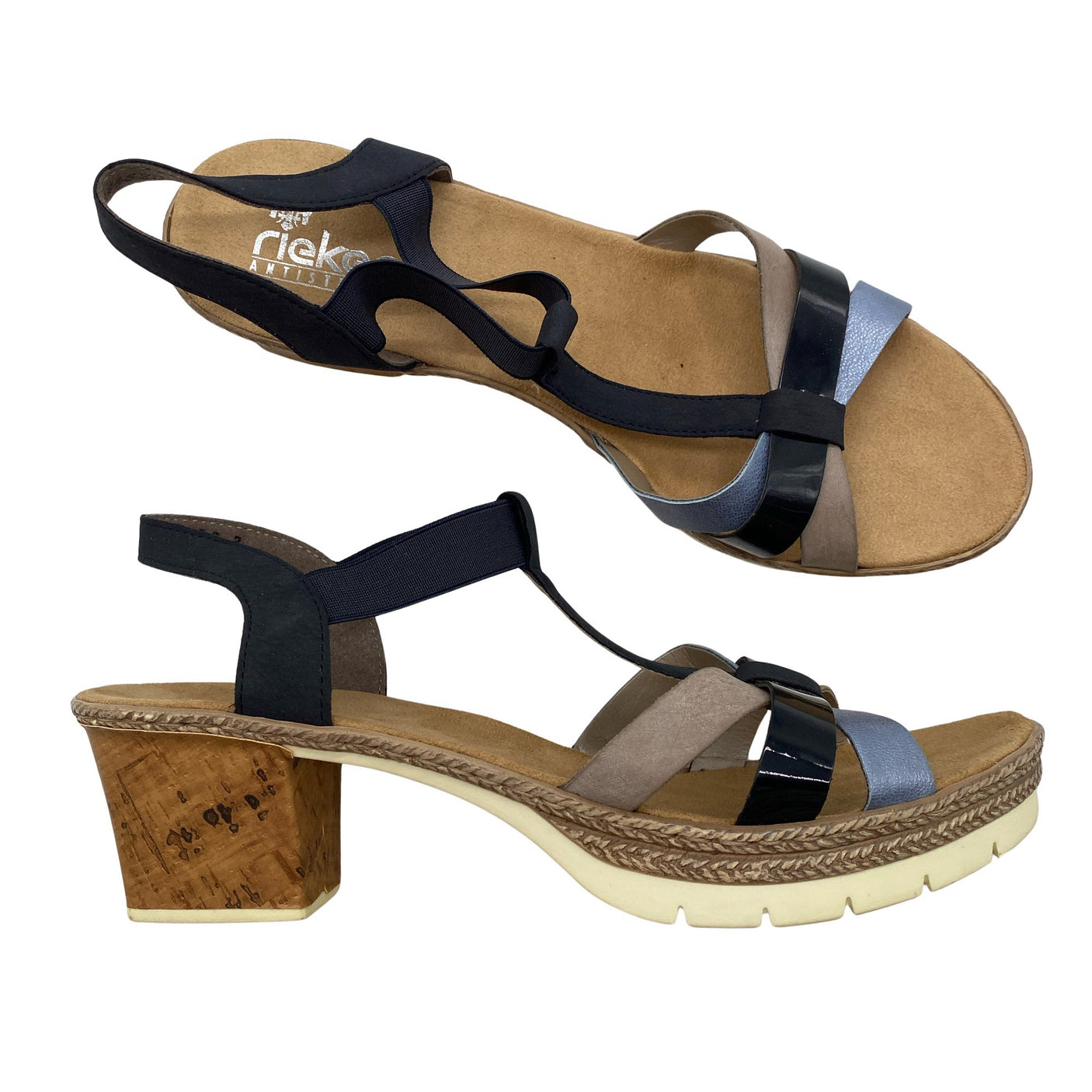 Unisex Rieker - Korolliset sandaalit, koko 41 -  (1)