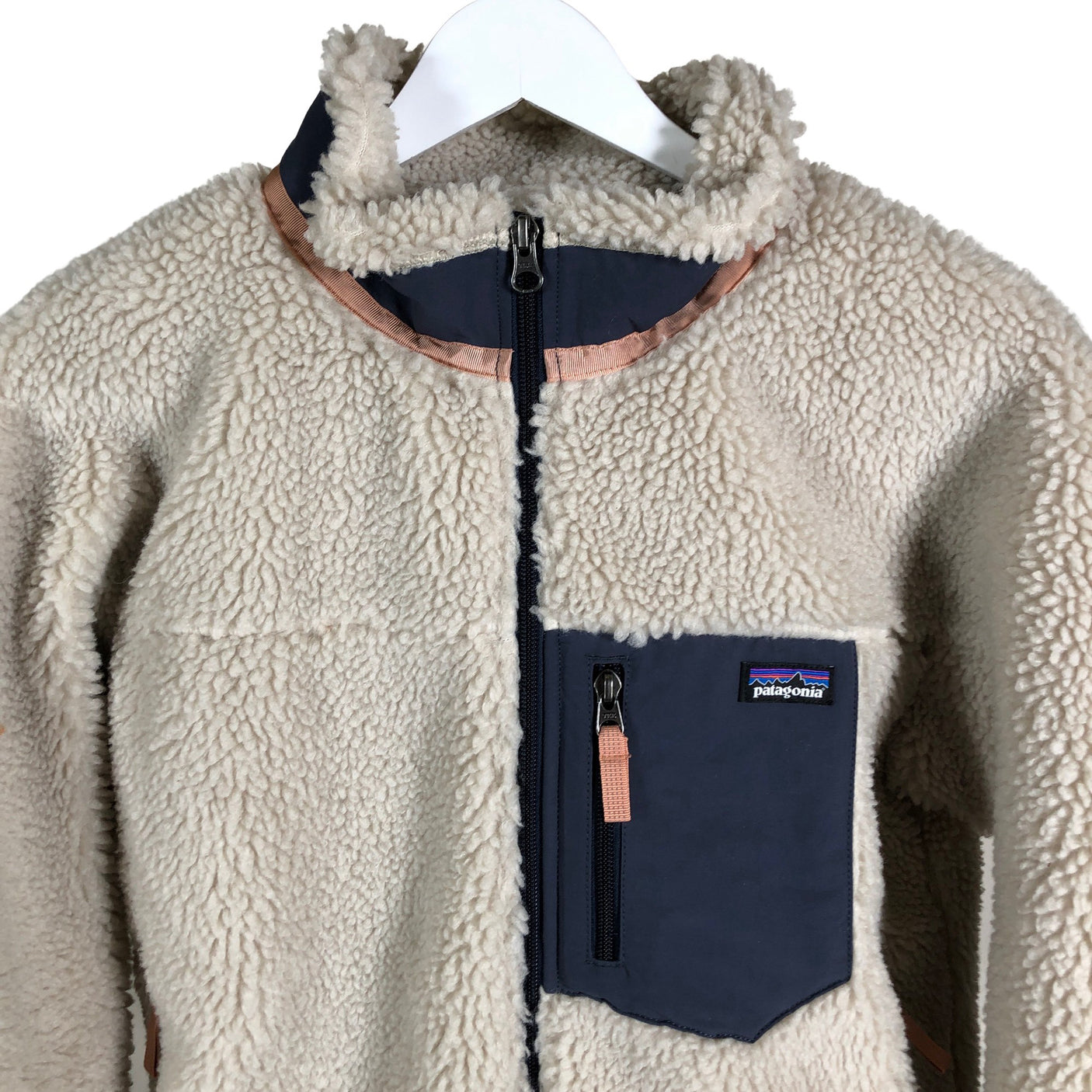 Unisex Patagonia - Fleecetakki, koko 170 - 176 - Beige (3)