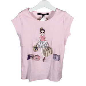 Unisex Lili Gaufrette - T-paita, koko 128 - 134 -  (1)