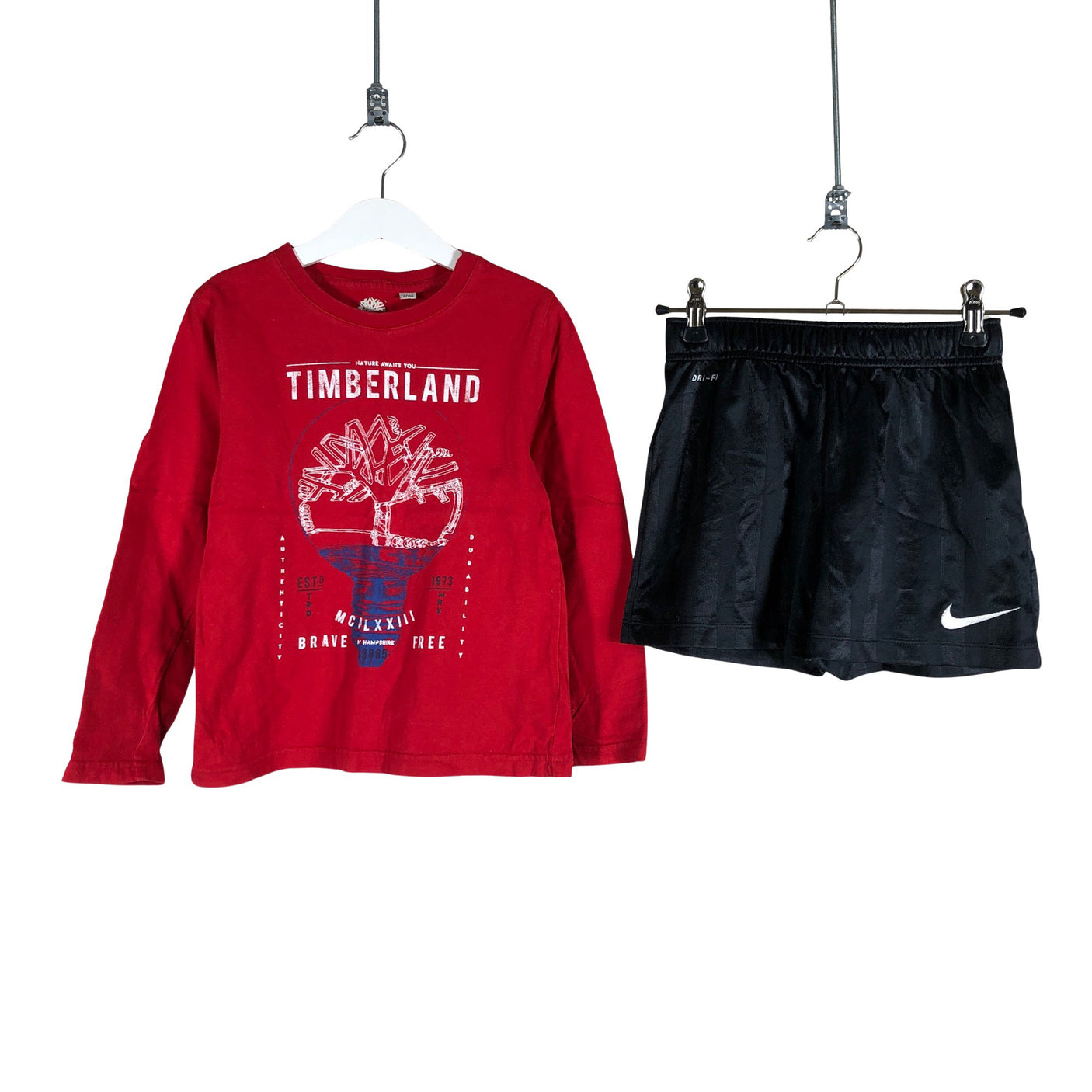Poikien Nike - Urheilushortsit, koko 122 - 128 - Musta (1)