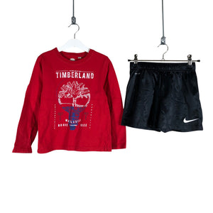 Poikien Nike - Urheilushortsit, koko 122 - 128 - Musta (1)