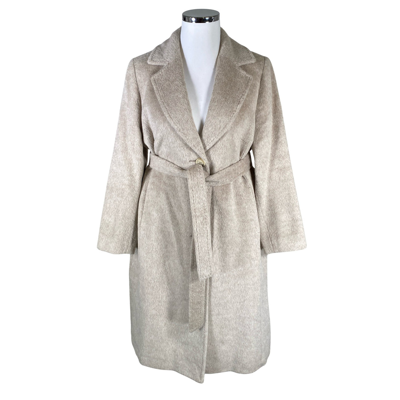 Naisten Flare Collection - Villakangastakki, koko 44 - Beige (1)
