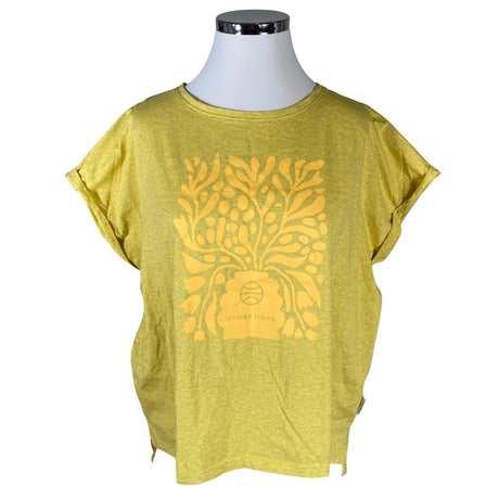 Naisten Globe Hope - T-paita, koko 44 - Keltainen ()