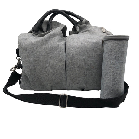 Unisex Lässig - Hoitolaukku, koko Maxi - Harmaa ()