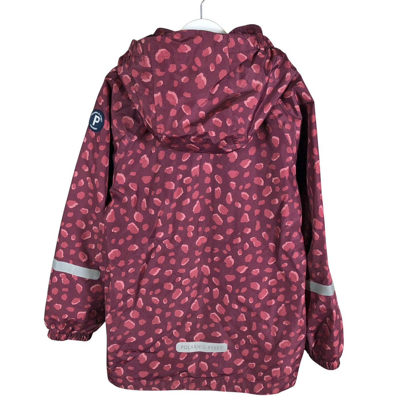 Unisex Polarn O. Pyret - Välikausitakki, koko 134 - 140 - Viininpunainen (2)