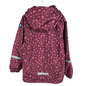 Unisex Polarn O. Pyret - Välikausitakki, koko 134 - 140 - Viininpunainen (2)