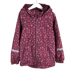 Unisex Polarn O. Pyret - Välikausitakki, koko 134 - 140 - Viininpunainen (1)