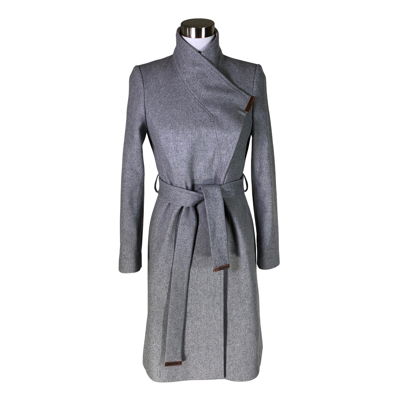 Naisten Ted Baker - Villakangastakki, koko 36 - Harmaa (1)