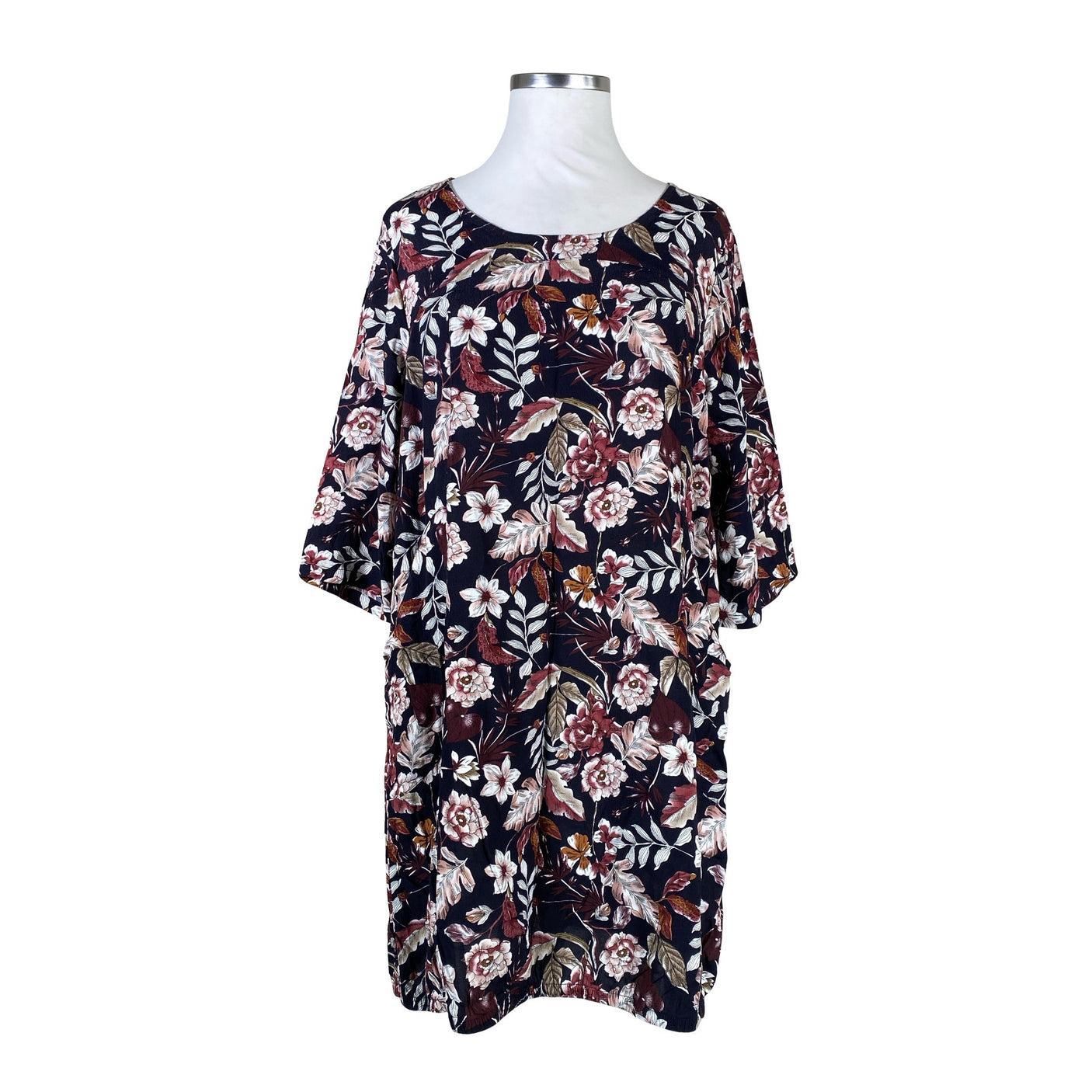 Unisex Zizzi - Sifonkimekko, koko 54 -  (1)