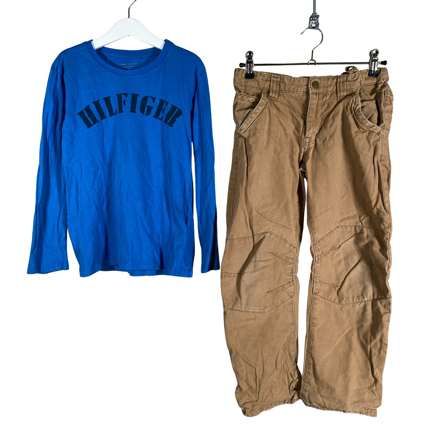 Unisex Polarn O. Pyret - Kangashousut, koko 128 - 134 -  (1)