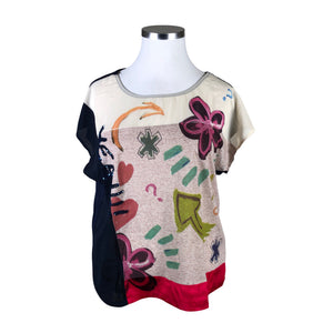 Unisex Desigual - Lyhythihainen pusero, koko 44 -  (1)