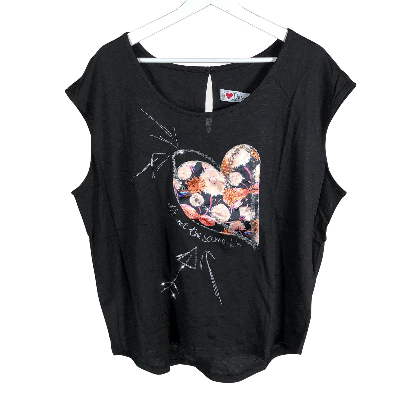 Unisex Desigual - Trikootoppi, koko 44 -  (1)