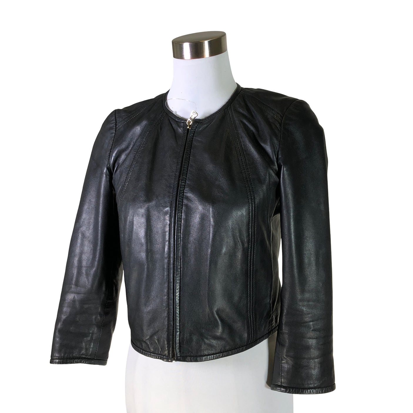 Unisex Massimo Dutti - Nahkatakki, koko 36 -  (3)