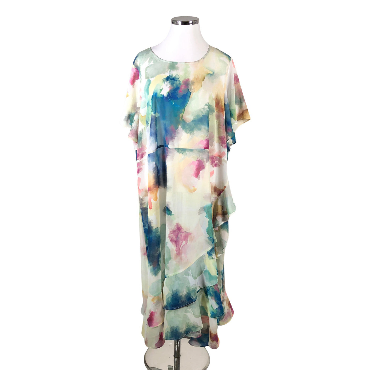Unisex Zizzi - Sifonkimekko, koko 54 -  (1)