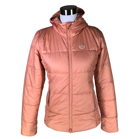 Naisten Adidas - Kevyttoppatakki, koko 34 - Oranssi ()