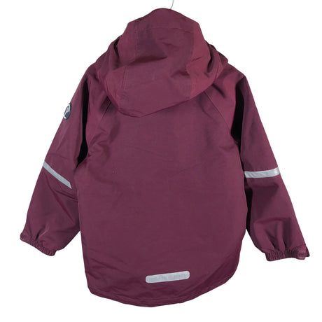 Unisex Polarn O. Pyret - Välikausitakki, koko 116 - 122 - Viininpunainen (2)