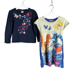 Unisex Punainen Norsu - Mekko, koko 116 - 122 -  (1)