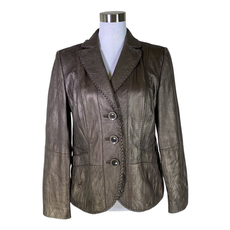 Naisten Gerry Weber - Nahkatakki, koko 40 - Ruskea ()