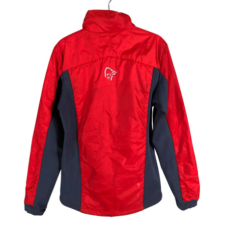 Unisex Norrøna - Kevyttoppatakki, koko 134 - 140 - Punainen (2)