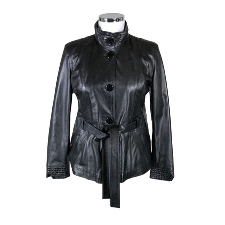 Naisten Friitala - Nahkatakki, koko 44 - Musta ()