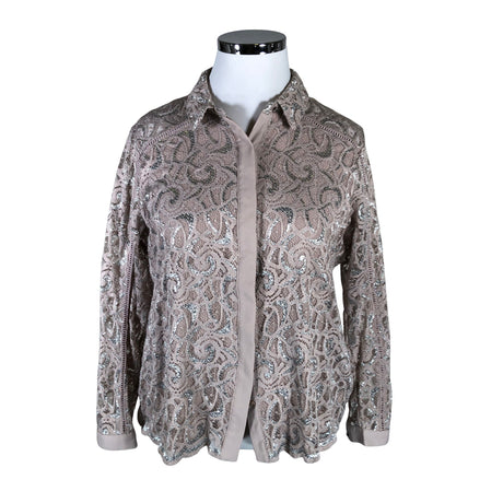Naisten Per Una - Paita, koko 46 - Beige ()