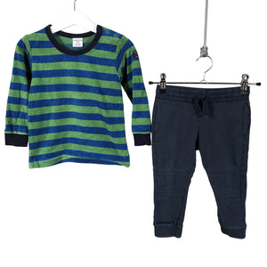 Unisex Polarn O. Pyret - Collegepaita, koko 86 - 92 - Sininen (1)