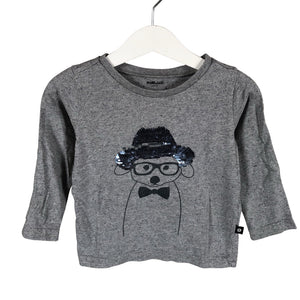 Unisex POMPdeLUX - Trikoopaita, koko 86 - 92 - Harmaa (1)