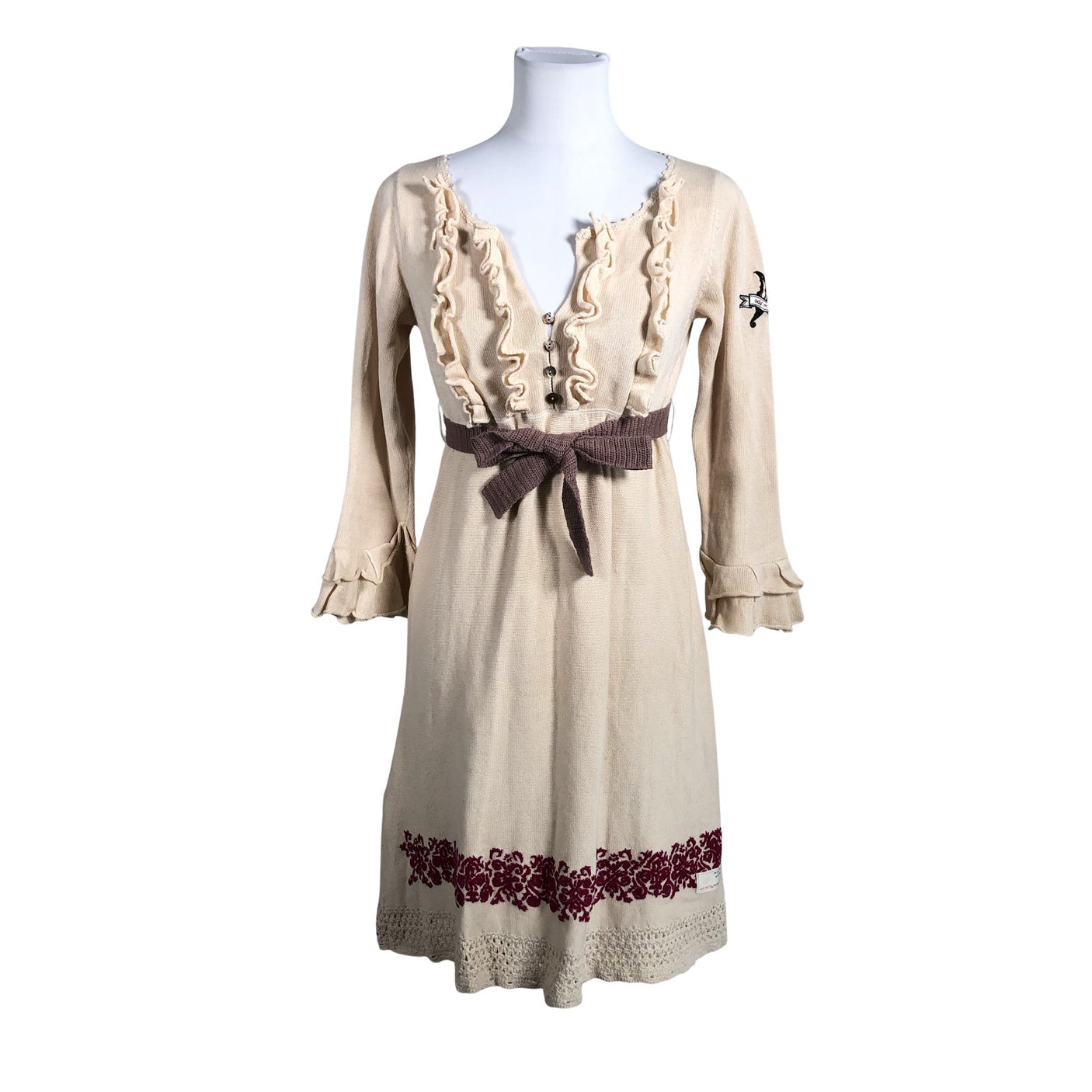 Naisten Odd Molly - Neulemekko, koko 38 - Vaaleanpunainen (1)