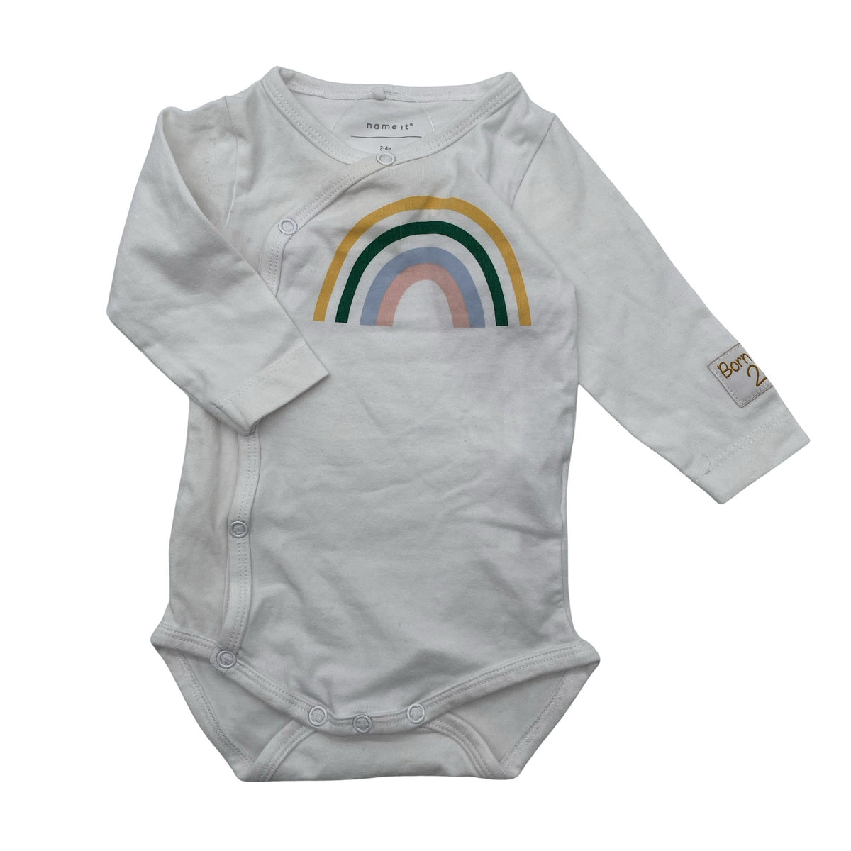 Unisex Name It - Kietaisubody, koko 56 - 62 - Valkoinen (1)