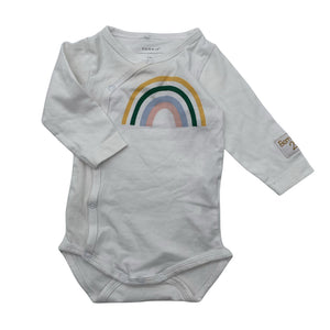 Unisex Name It - Kietaisubody, koko 56 - 62 - Valkoinen (1)