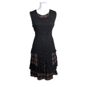 Naisten Handmade - Kangasmekko, koko 38 - Musta (1)