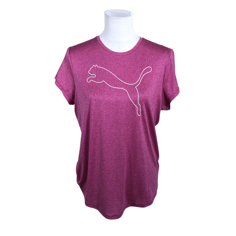 Naisten Puma - Urheilupaita, lyhyet hihat, koko 40 - Violetti ()