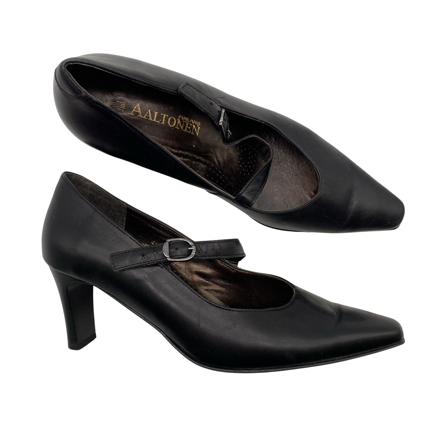 Naisten Aaltonen - Korkokengät, koko 37 - Musta (1)