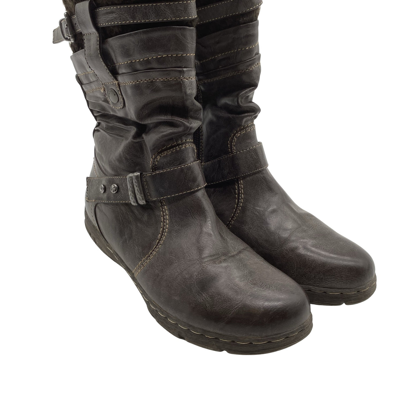 Naisten Tamaris - Saappaat, koko 39 - Ruskea (2)