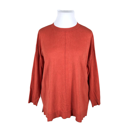 Naisten Cut & Pret - Neulepaita, koko 48 - Oranssi ()