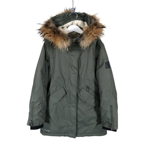 Unisex Huppa - Toppatakki, koko 134 - 140 - Vihreä (1)