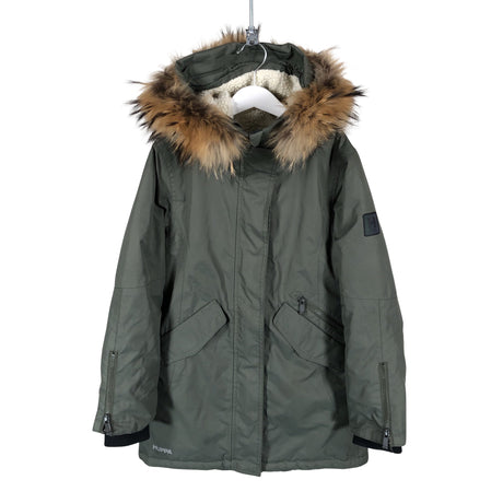 Unisex Huppa - Toppatakki, koko 134 - 140 - Vihreä ()