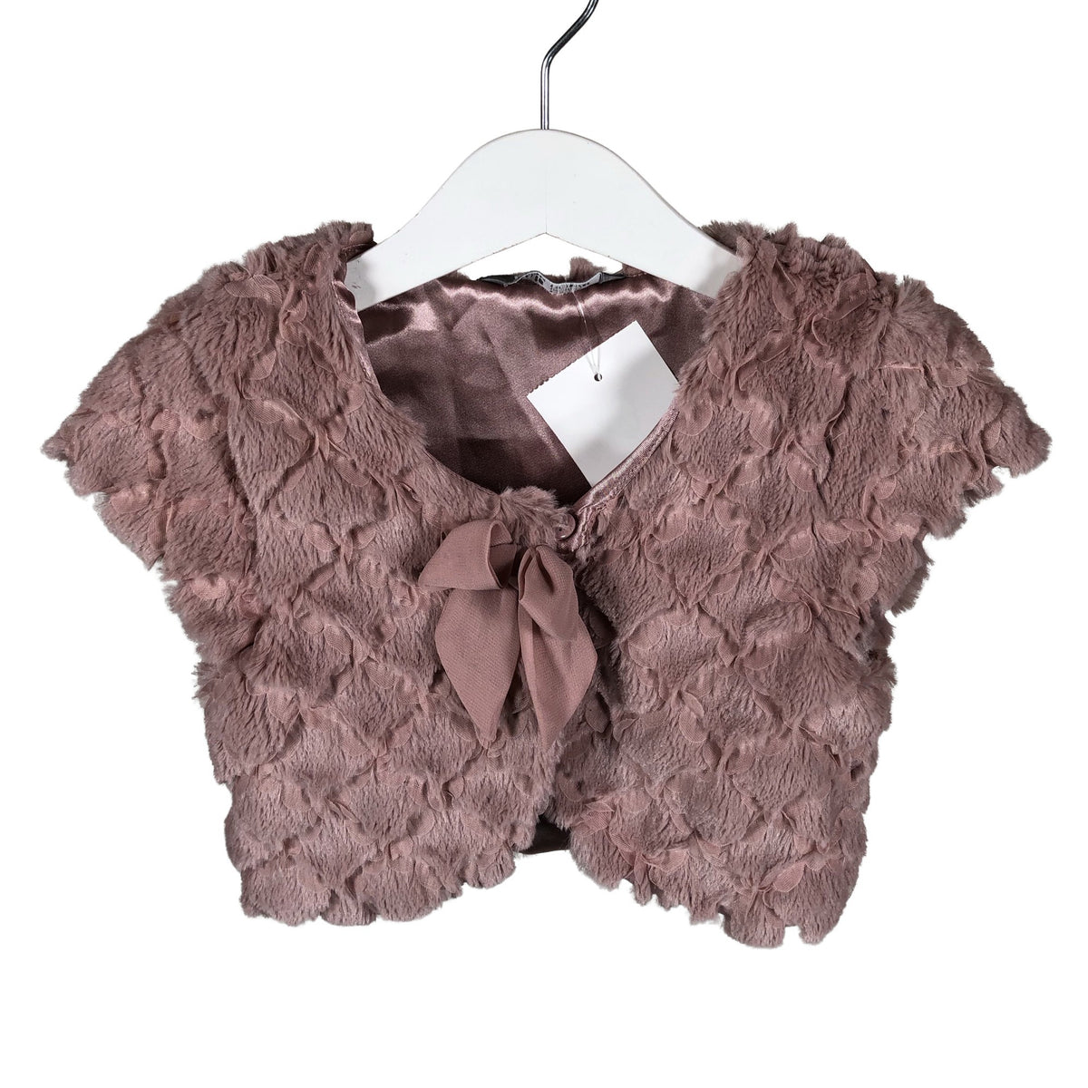 Tyttöjen Lindex - Juhlaliivi, koko 98 - 104 - Vaaleanpunainen (1)