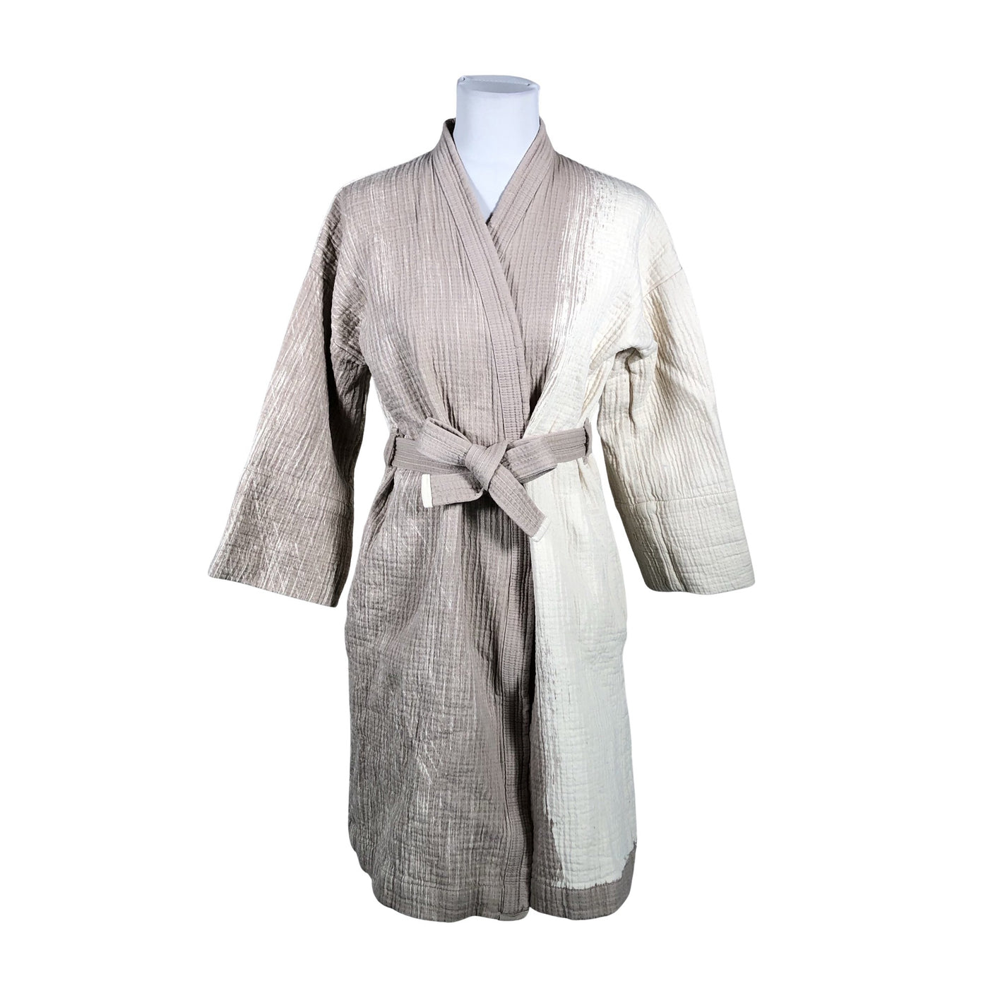 Naisten Marimekko - Aamutakki, koko 38 - Beige (1)