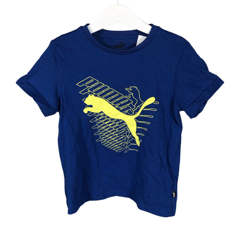 Unisex Puma - T-paita, koko 122 - 128 - Sininen ()