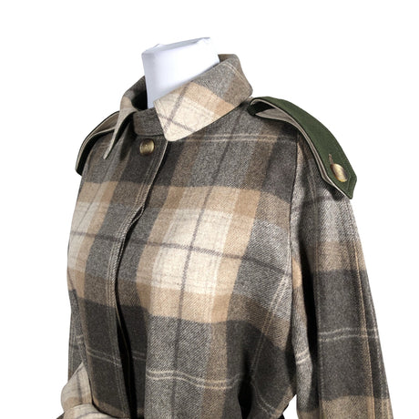 Naisten Kät Studio - Villakangastakki, koko 36 - Ruskea (2)