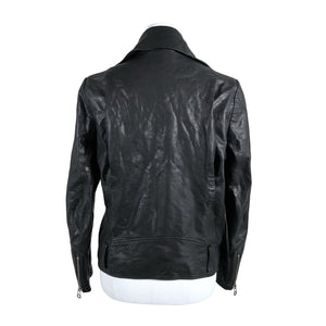 Naisten Filippa K. - Nahkatakki, koko 36 - Musta (3)