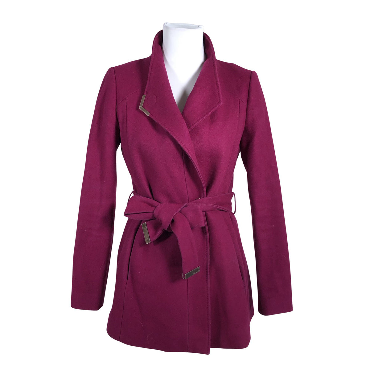 Naisten Ted Baker - Villakangastakki, koko 36 - Violetti (2)