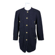 Naisten Master-Coat - Villakangastakki, koko 38 - Sininen ()