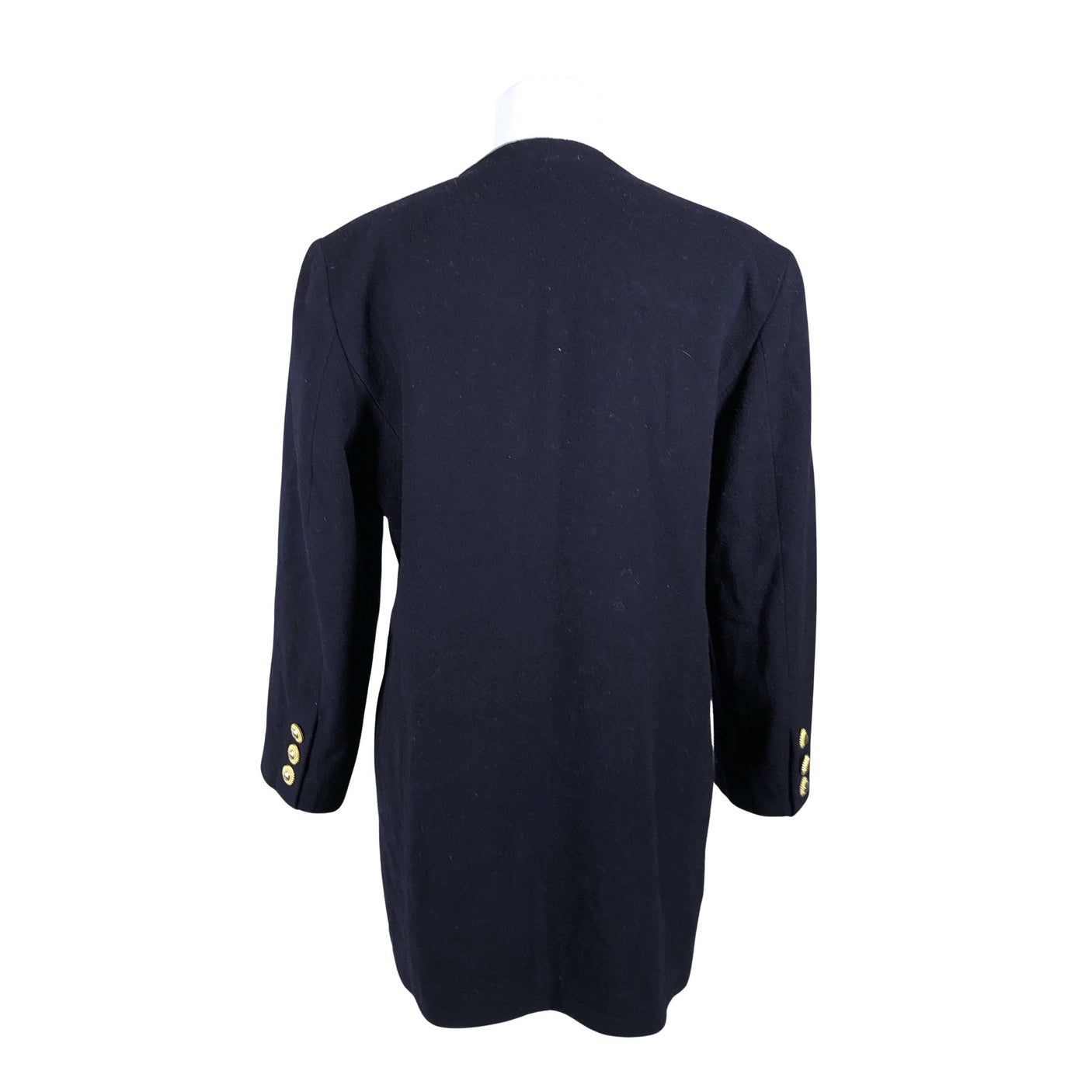 Naisten Master-Coat - Villakangastakki, koko 38 - Sininen (2)