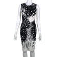 Naisten Karen Millen - Neulemekko, koko 34 - Musta ()