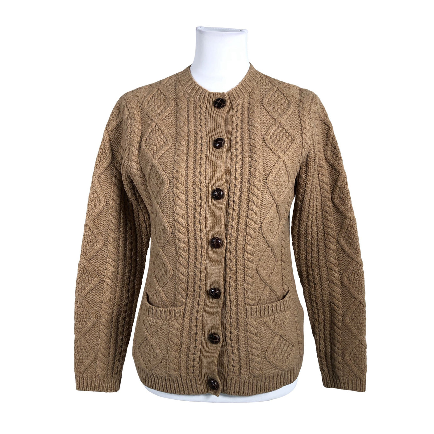 Naisten Brooks Brothers - Neuletakki, koko 36 - Ruskea (1)
