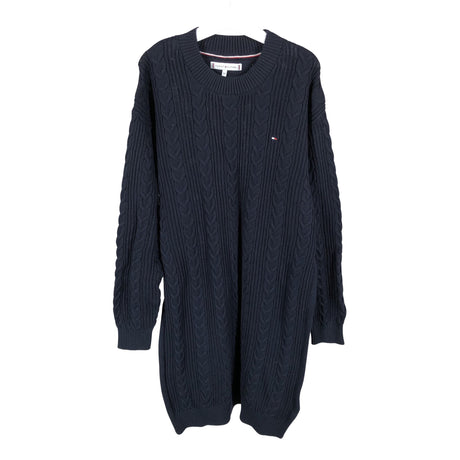 Tyttöjen Tommy Hilfiger - Neulemekko, koko 146 - 152 - Sininen ()