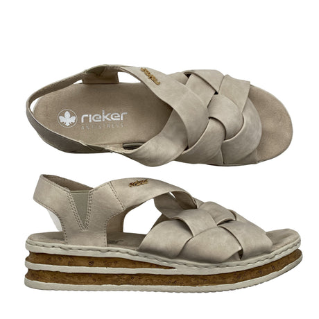 Naisten Rieker - Sandaalit, koko 41 - Beige ()